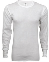 Large Thermal White Long Sleeve