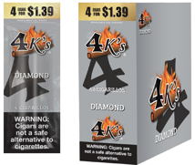 GT 4K Diamond Cigarillos 4/1.39 Box