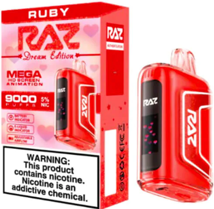 RAZ 9000 Puff Ruby(Ch,Rsp,Strw) 12ml