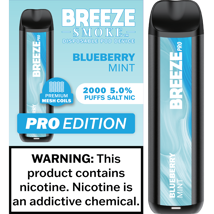 Breeze PRO 2000 Puff Blueberry Mint
