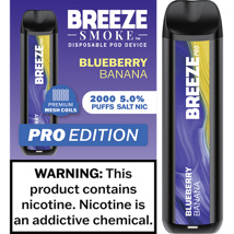 Breeze PRO 2000 Puff Blueberry Banana