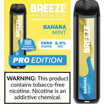 Breeze PRO 2000 Puff Banana Mint