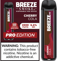 Breeze PRO 2000 Puff Cherry Cola