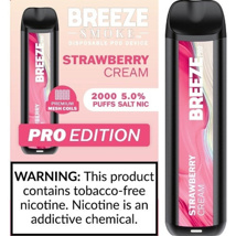 Breeze PRO 2000 Puff Strawberry Cream