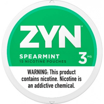 ZYN Nicotine Pouches 3mg Spearmint