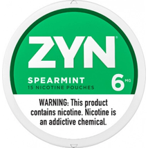ZYN Nicotine Pouches 6mg Spearmint